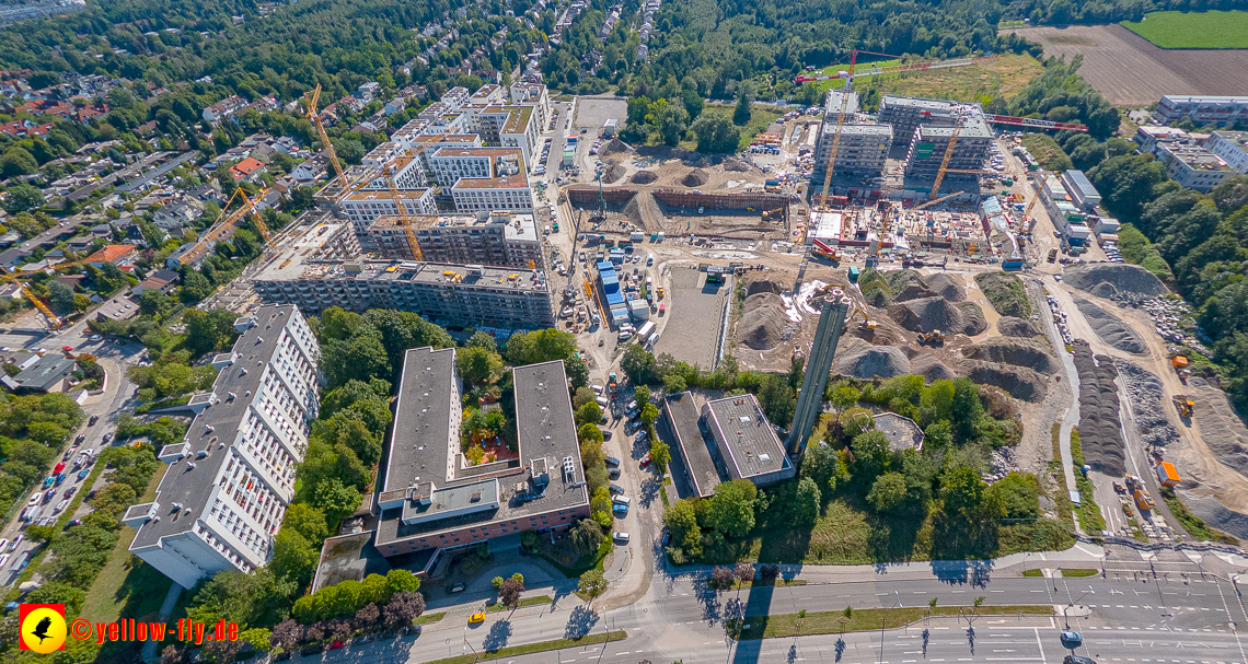 02.09.2023 - eine neue Baugrube auf dem Alexisquartier in Neuperlach